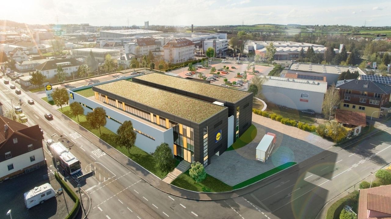 Gebäudeentwurf des Architekten ARTEK